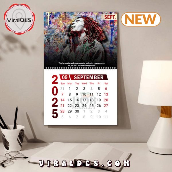 Bob Marley 2025 New Year Calendar