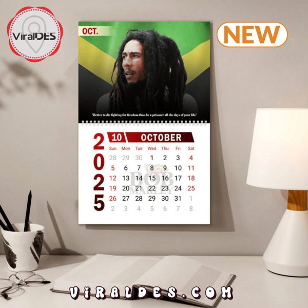 Bob Marley 2025 New Year Calendar