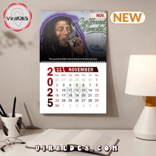 Bob Marley 2025 New Year Calendar