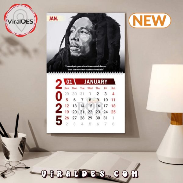 Bob Marley 2025 New Year Calendar