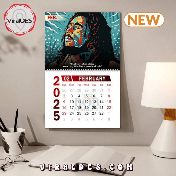 Bob Marley 2025 New Year Calendar