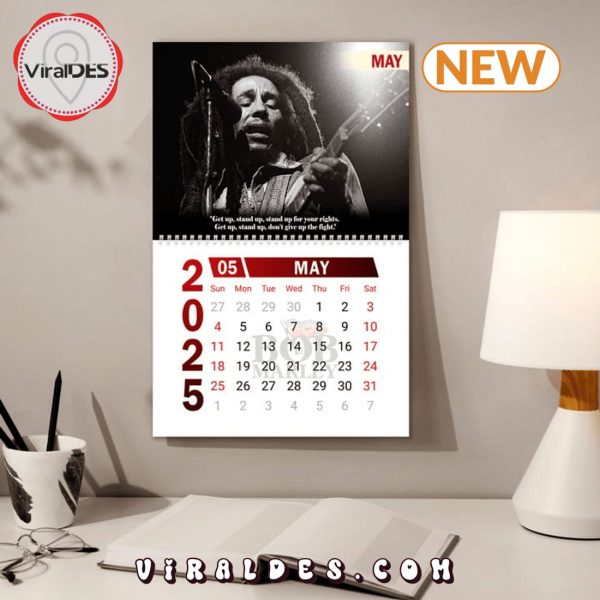 Bob Marley 2025 New Year Calendar