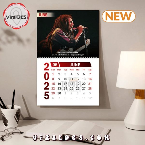 Bob Marley 2025 New Year Calendar