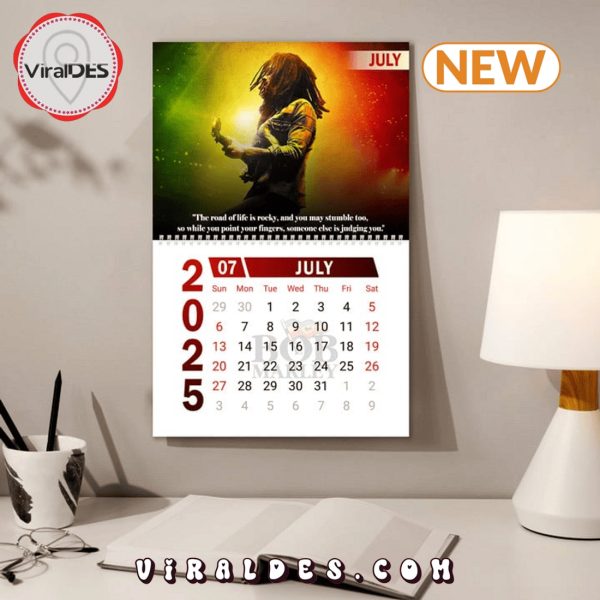 Bob Marley 2025 New Year Calendar