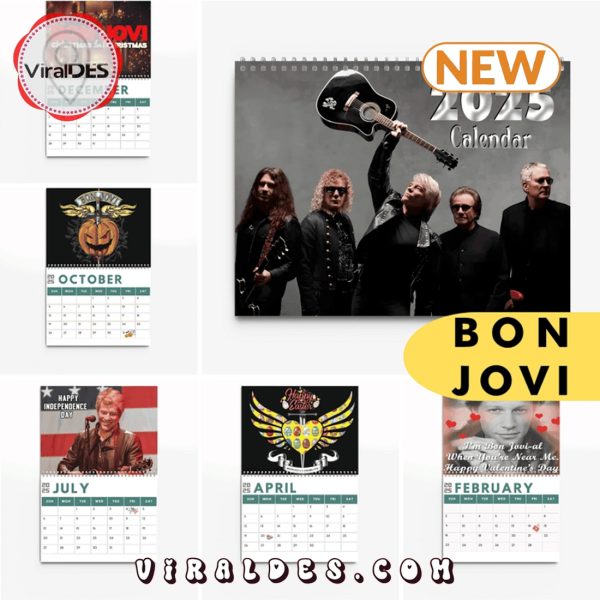 Bon Jovi 2025 New Year Calendar