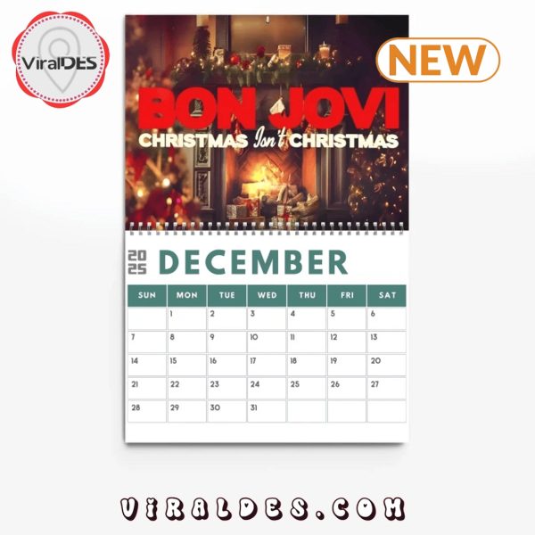 Bon Jovi 2025 New Year Calendar