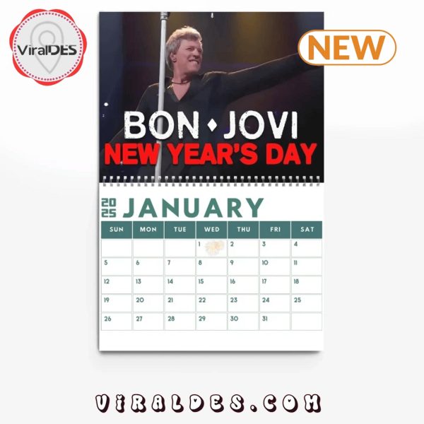 Bon Jovi 2025 New Year Calendar