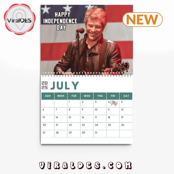 Bon Jovi 2025 New Year Calendar