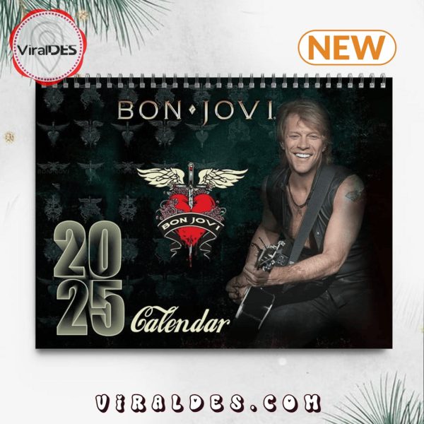 Bon Jovi Rock Band 2025 New Year Calendar