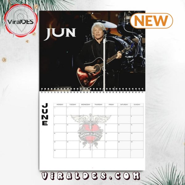 Bon Jovi Rock Band 2025 New Year Calendar