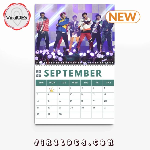 BTS Happy New Year 2025 Calendar