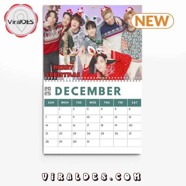 BTS Happy New Year 2025 Calendar