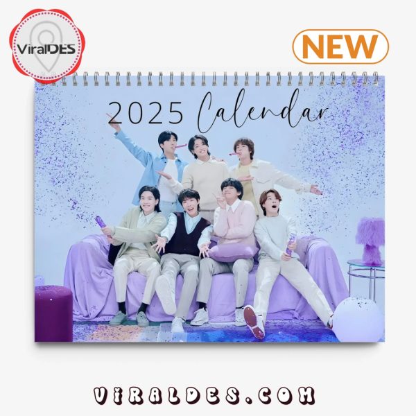 BTS Happy New Year 2025 Calendar