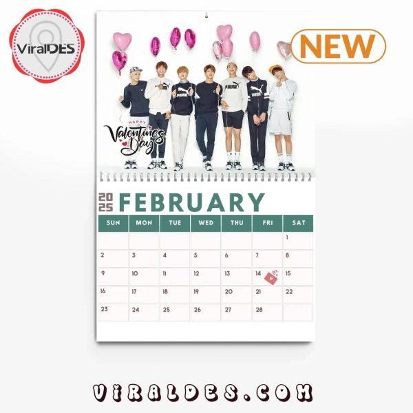 BTS Happy New Year 2025 Calendar