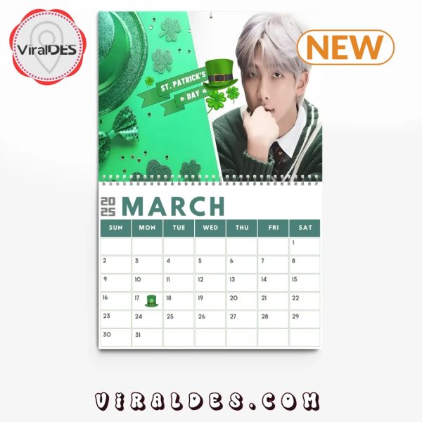 BTS Happy New Year 2025 Calendar