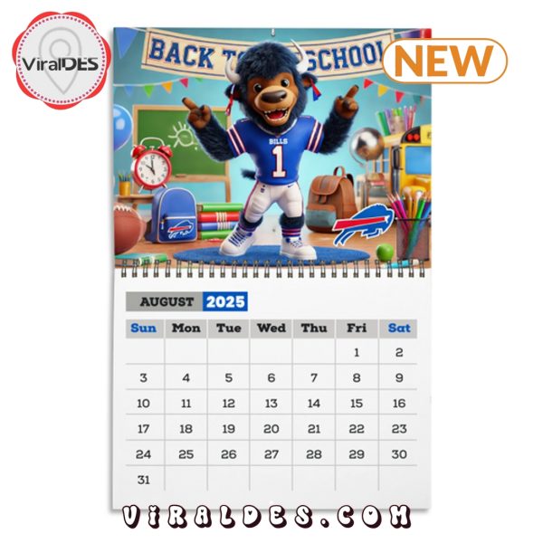 Buffalo Bills Football 2025 Calendar