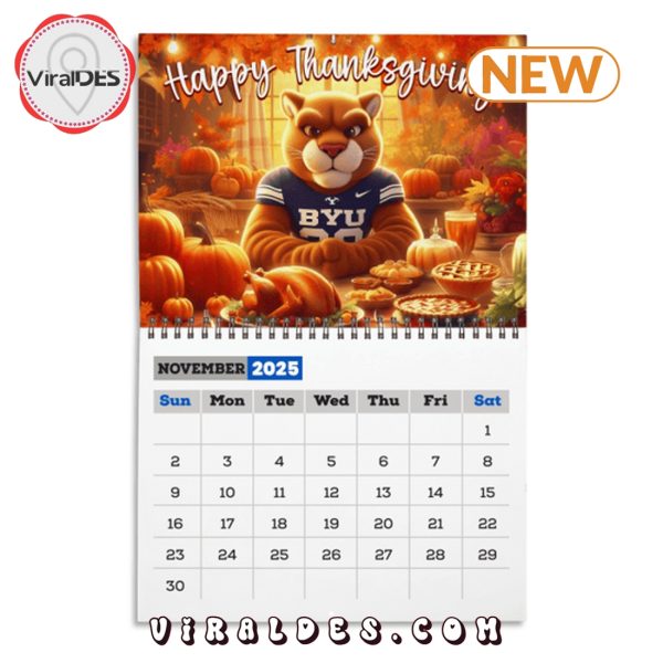 BYU Cougars Football 2025 Calendar