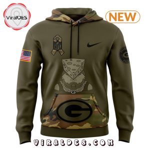 Green Bay Packers Camo 2024 Salute to Service Hoodie