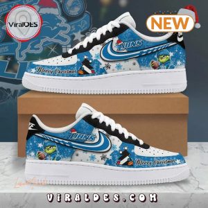 Detroit Lions 2024 Merry Christmas Air Force 1