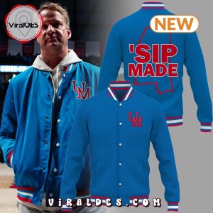 Ole Miss Rebels Sip Made! Baseball Jacket