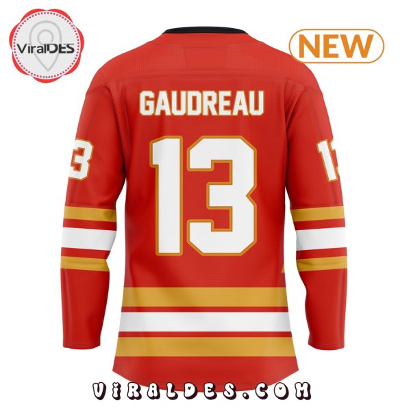 Calgary Flames Paying Tribute To Gaudreau Brothers Hockey Jersey