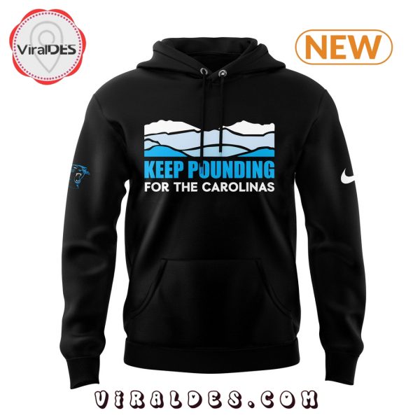 Carolina Panthers Keep Pounding Black Hoodie