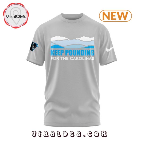 Carolina Panthers Keep Pounding Grey Hoodie