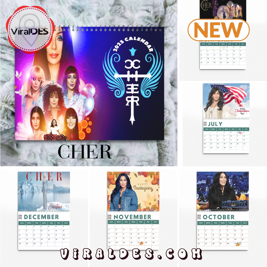 Cher 2025 New Year Calendar