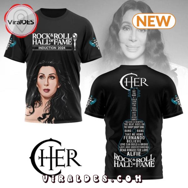 Cher – Rock & Roll Hall of Fame Black Shirt