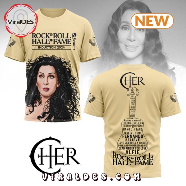 Cher – Rock & Roll Hall of Fame Yellow Shirt