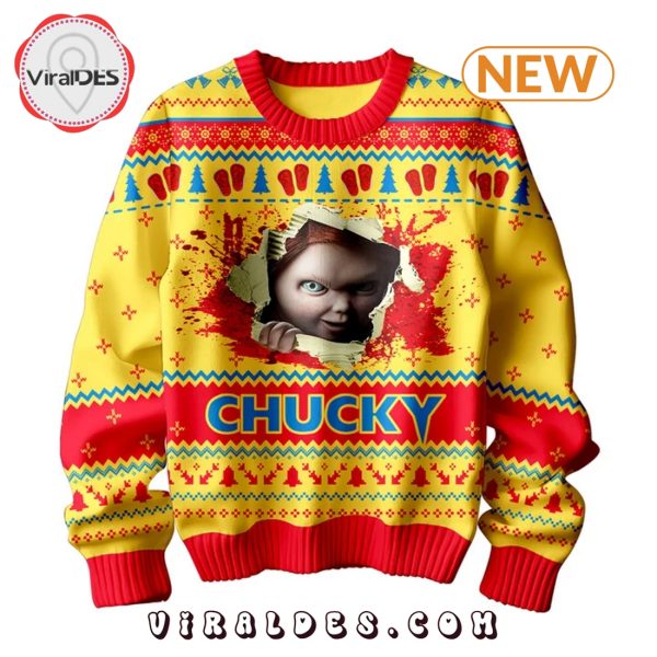 Chucky Wanna Play 2024 Christmas Ugly Sweater