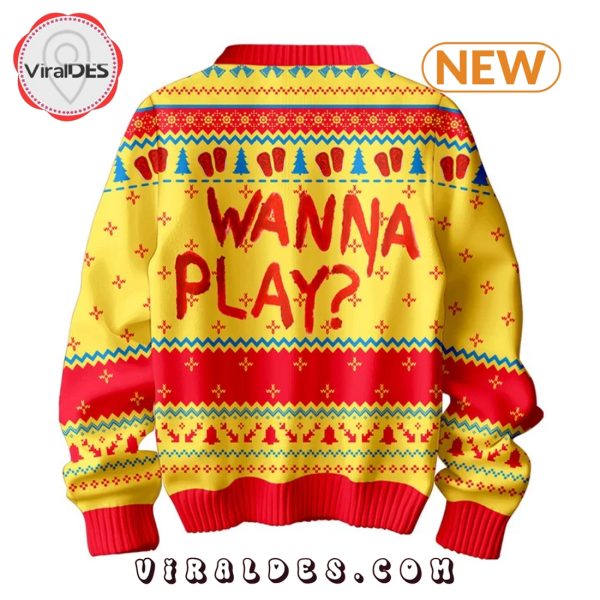 Chucky Wanna Play 2024 Christmas Ugly Sweater