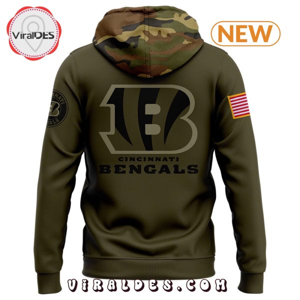 Cincinnati Bengals Camo 2024 Salute to Service Hoodie