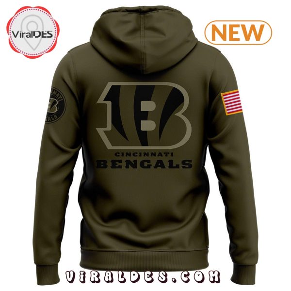 Cincinnati Bengals Camo Salute to Service Hoodie