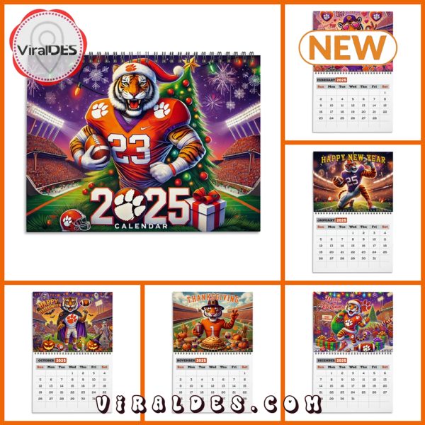 Clemson Tigers Football 2025 Calendar