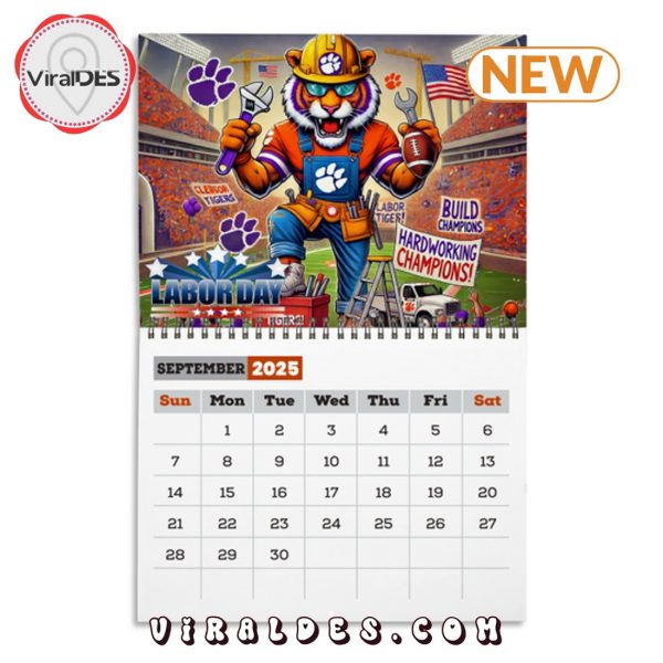 Clemson Tigers Football 2025 Calendar