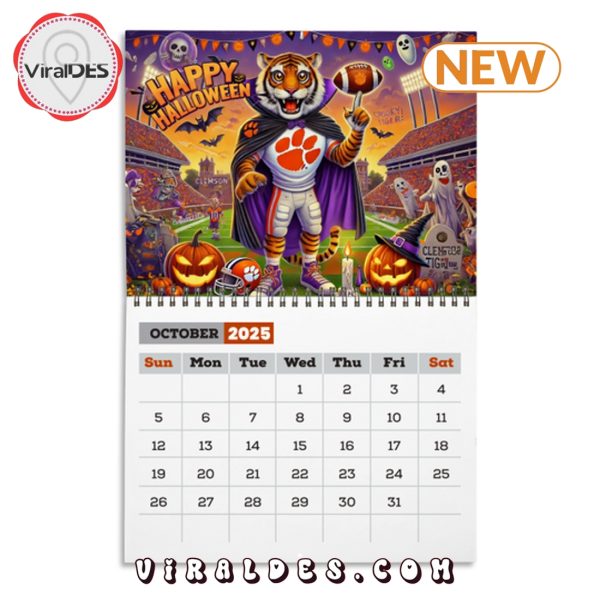 Clemson Tigers Football 2025 Calendar