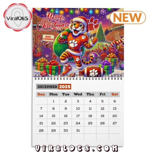 Clemson Tigers Football 2025 Calendar