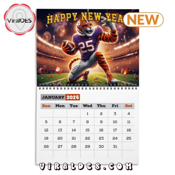 Clemson Tigers Football 2025 Calendar