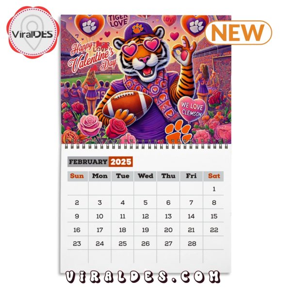 Clemson Tigers Football 2025 Calendar