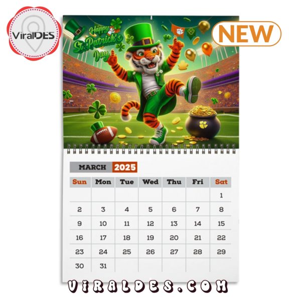 Clemson Tigers Football 2025 Calendar