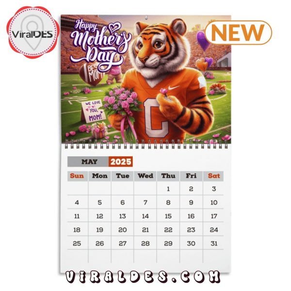 Clemson Tigers Football 2025 Calendar