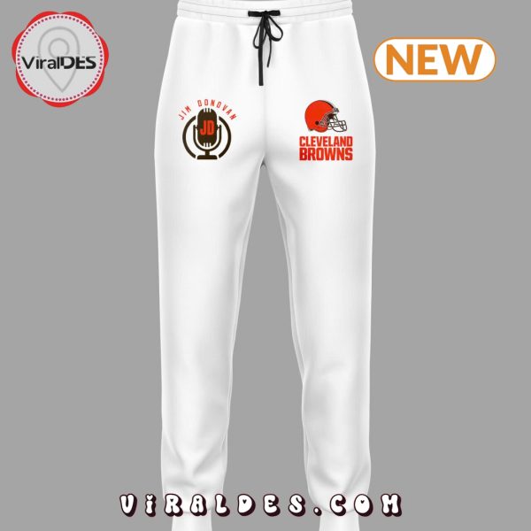 Cleveland Browns Jim Donovan Voice Hoodie, Jogger, Cap