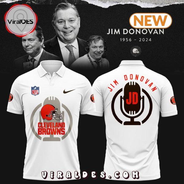 Cleveland Browns Jim Donovan Voice Polo Shirt