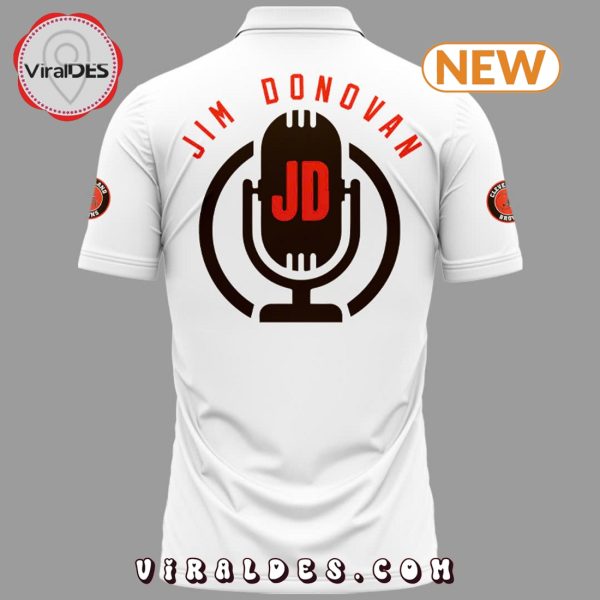 Cleveland Browns Jim Donovan Voice Polo Shirt