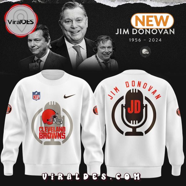 Cleveland Browns Jim Donovan Voice Sweater