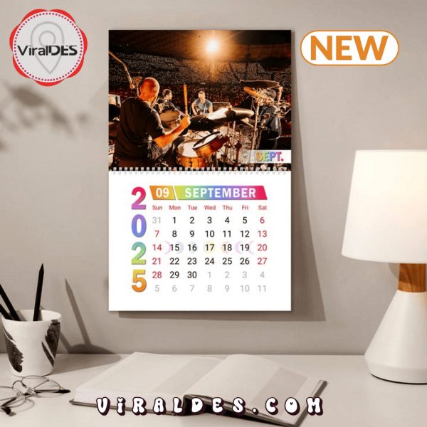 Coldplay Rock Band 2025 New Year Calendar