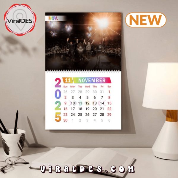 Coldplay Rock Band 2025 New Year Calendar