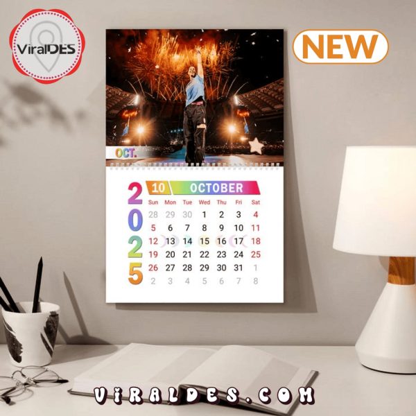 Coldplay Rock Band 2025 New Year Calendar