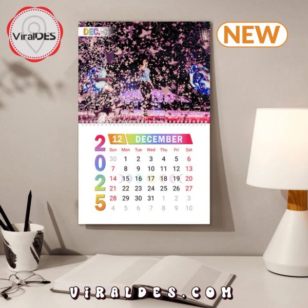 Coldplay Rock Band 2025 New Year Calendar